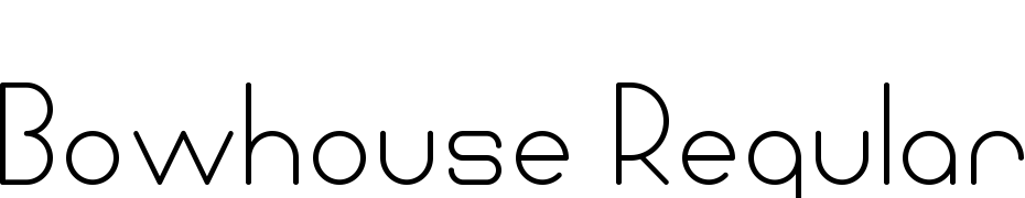 Bowhouse Regular Font Download Free
